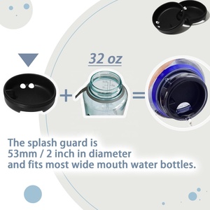 Protector contra salpicaduras de silicona para <span class=keywords><strong>Nalgene</strong></span>, 32 oz, tapa de boca ancha, protector contra salpicaduras, silicona para botellas de agua <span class=keywords><strong>Nalgene</strong></span>, accesorio - Product Image 5