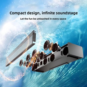 Barre de son Factory Miroir 51 avec Dolby Atmos 410W, système de cinéma maison sans fil avec 5 enceintes et caisson de basses - Product Image 3