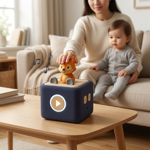 Máquina de cuentos educativos, reproductor de Audio interactivo, altavoz Bluetooth, aplicación, descarga de contenido, caja de sonido de cuentos de personajes bonitos - Product Image 1