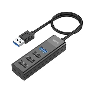 HOCO HB25 USB To USB3.0+USB2.0*3 Easy Mix 4-in-1 HUB Converter Accessories