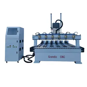 3D 나무 소파 의자 테이블 다시 다리 나무 조각 기계 멀티 헤드 6 스핀들 나무 라우터 CNC 밀링 머신 가구