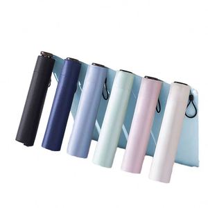 Parapluie pliant compact en fibre de carbone ultra-légère de qualité supérieure avec logo personnalisé, 3 plis, 6 baleines, pour femme - Product Image 1