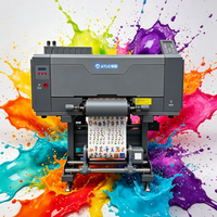 Imprimante numérique UV DTF A3 Roll-to-Roll ATUE avec tête Epson, pour impression par transfert d'autocollants dorés à effet 3D sur cartes – Nouveauté