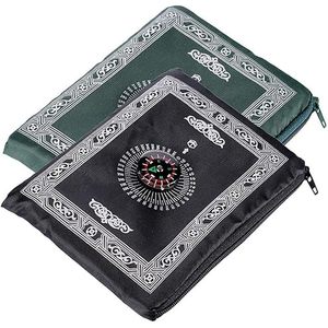 Tapis de <span class=keywords><strong>prière</strong></span> de voyage avec <span class=keywords><strong>boussole</strong></span>, format de poche, tapis de <span class=keywords><strong>prière</strong></span> portable, <span class=keywords><strong>boussole</strong></span> Qibla avec livret, tapis de <span class=keywords><strong>prière</strong></span> de poche imperméable - Product Image 1