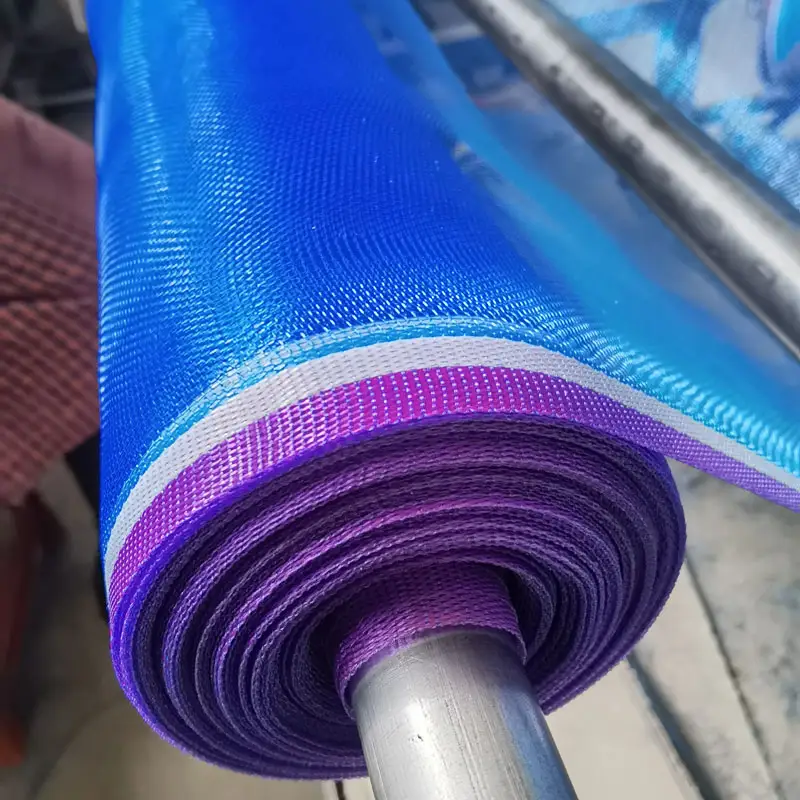 Rede de pesca de nylon azul de 16 malhas 70 g/m2 tela de plástico