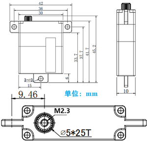 Gdw DS190X 11.5KG กรณีโลหะดิจิตอลแรงบิดสูงสำหรับเครื่องบิน RC เครื่องร่อนปีกคงที่ - Product Image 6