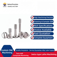 Factory DirectPricingPrecision Machining Stainless Steel Slotted Pan Head Captive Screw CNC Machining Services Metal Fabrication