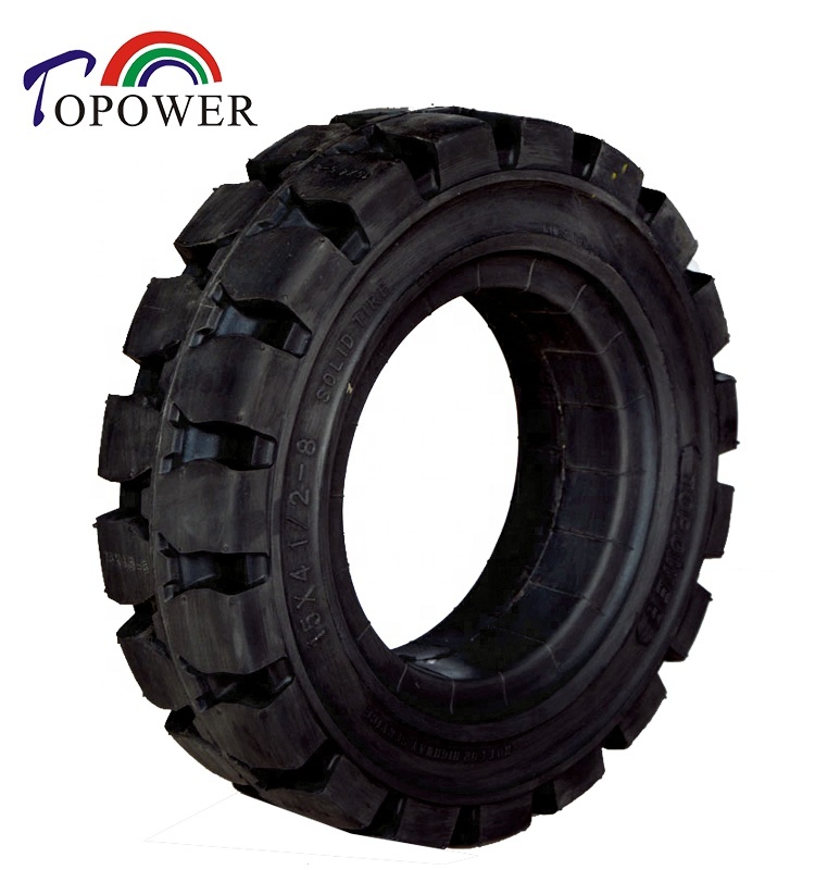 Factory Direct High Quality 15x4.5-8 Forklift  Solid Rubber Tire/Tyre  for  Industrial Vehicle Tire