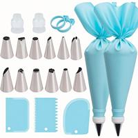 Juegos de Bolsas Profesionales para Decoración de Pasteles con Boquillas de Acero Inoxidable para una Decoración Elegante de Pasteles y Repostería