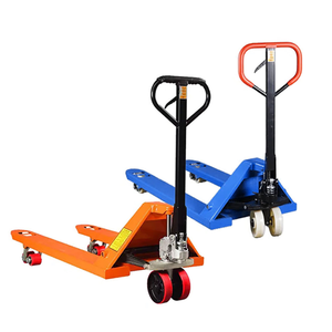 Chariot élévateur manuel économique de <span class=keywords><strong>2</strong></span> tonnes avec roues en caoutchouc 2000kg Manutention des palettes à main Prix compétitif - Product Image 2