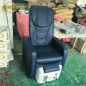 Siman pedicure chair pipeless spa salon no plumping with removable basin surfing colorful light kneading massage high end