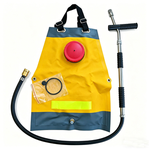 ถุงน้ำพีวีซีพับได้ Helitack ขนาด 16 ลิตร 20 ลิตร อุปกรณ์ดับเพลิงน้ำหนักเบาแบบพับได้ กระเป๋าดับเพลิง กระเป๋าเป้ดับเพลิงในพื้นที่ป่า - Product Image 1