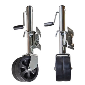 Cric de <span class=keywords><strong>remorque</strong></span> à manivelle latérale de style américain 2000 LBS, <span class=keywords><strong>roue</strong></span> double de <span class=keywords><strong>8</strong></span> <span class=keywords><strong>pouces</strong></span>, déplacement de 10 <span class=keywords><strong>pouces</strong></span> - Product Image 3