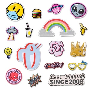 Professional Manufacturer Custom Printing Design Embossed Strong Adhesive Diy Decoration <b>3D</b> Cartoon Pu Leather <b>Sticker</b> for Bag - Product Image 3