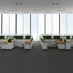 Estación de Trabajo Modular con Pantalla, Estructura Metálica, Cubículo de Área Abierta para Personal Profesional de Oficina y Espacio Compartido de <span class=keywords><strong>Coworking</strong></span> - Product Image 2