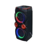 Dj Jack Enceintes de cinéma maison et systèmes audio domestiques Boomer Music Alimentation par batterie PA avec Subwoofer Ouffeur Haut-parleur Boombox Basike