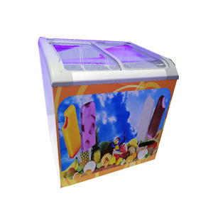 <span class=keywords><strong>Congélateur</strong></span> de crème glacée à température unique utilisé par porte ouverte avec lumière LED pour l'affichage à des fins d'affichage - Product Image 3