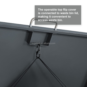 Sân vườn không thấm nước kim loại Wheelie bin lưu trữ đổ với 5 Wheelie Thùng - Product Image 4