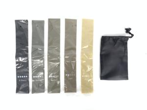 Juego de 5 bandas de resistencia de látex con logotipo personalizado de alta elasticidad para culturismo - Product Image 5