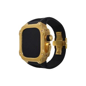 Caja de Reloj de Aleación de Titanio de 49 mm con Correa de Fluororubber, Incluye Tornillos de <span class=keywords><strong>Estrella</strong></span> de Cinco Puntas, Funda Protectora para Reloj - Product Image 1