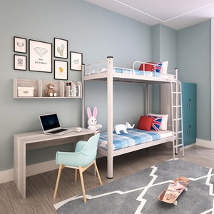Short Delivery Time Executive Modern Student Dormitory Furniture School Metal Adults Children <b>Bunk</b> Bed for Sale - Product Image 3