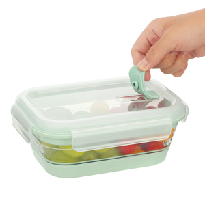 Boîte de rangement alimentaire pliable en silicone pour le déjeuner, vente en gros OEM, pour le camping en plein air, les voyages, les enfants et l'école - Product Image 3