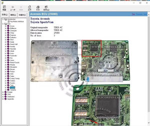 Software per la programmazione di chiavi IMMO off EEPROM per chiaveisti: visualizza le informazioni originali, le transponder autorizzate, la posizione e il numero di chiavi - Product Image 6