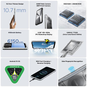 Doogee Blade10 Ultraenergy 2025: Smartphone Robusto Ultra-sottile, Consegna a Hong Kong - Product Image 3