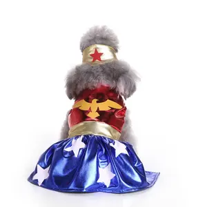 Kostum Hewan Peliharaan Halloween 2022 untuk Dekorasi Anjing Peliharaan Luar Ruangan Gaun Penyihir Rok Kelelawar Gaun Pakaian Halloween Anak Anjing