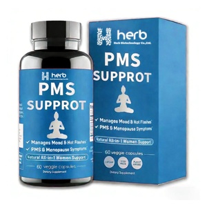 Complément alimentaire naturel de vitamine B6 en microcapsules pour l'équilibre hormonal féminin, marque privée OEM/ODM - Product Image 1