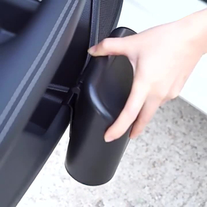 Caja de polvo de basura para vehículo, caja de almacenamiento de cubo de basura colgante para coche, cubo de basura cuadrado ABS, accesorios interiores para coche - Product Image 6