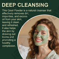 Poudre de soin du visage à base de plantes JBY favorisant une texture de peau lisse et un aspect rafraîchi pour une utilisation quotidienne, poudre de visage douce au Qasil