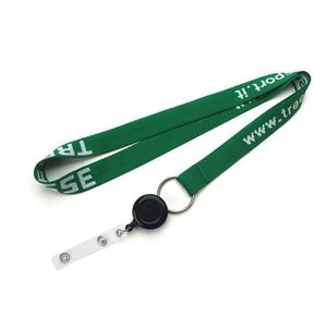 Promotional Stretchable Badge Reel Lanyards With Custom Logo for <b>ID</b> <b>Holder</b> Business Conferences Factory Price - Product Image 1