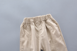 Ropa de Bebé, Conjuntos de Marca para Niñas, Pantalones Vaqueros Color Caqui, Traje de China - Product Image 5