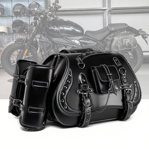 Borsa Posteriore Retrò per Moto Cruiser <span class=keywords><strong>Royal</strong></span> <span class=keywords><strong>Enfield</strong></span>, Borsa da Sella per Attrezzatura e Utensili per Moto Elettriche - Product Image 2