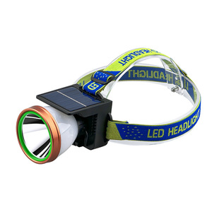 Lampe frontale puissante, super brillante, étanche, à énergie <span class=keywords><strong>solaire</strong></span>, dédiée au site de pêche, lampe frontale à longue durée de vie, pour l'extérieur - Product Image 1