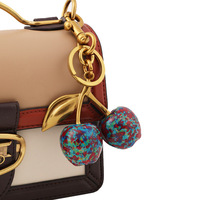 Nouveau Style en gros en vrac chaîne cerise pendentif ornements femmes sac clé décoration alliage marée accessoires pour sacs à main et sacs
