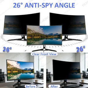 ฟิล์มกันรอยแบบถอดได้ ป้องกันแสงสะท้อน 2 ทาง สำหรับ <span class=keywords><strong>Lenovo</strong></span> 34 นิ้ว 21:9  วัสดุ PET คุณภาพสูง ป้องกันการมองลอก - Product Image 2
