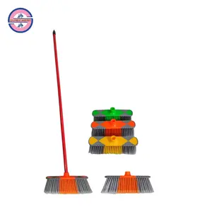 Escoba grande 32cm Escoba de limpieza de plástico Cepillo de piso para el hogar con palo Limpieza de pisos Escobas y cepillos