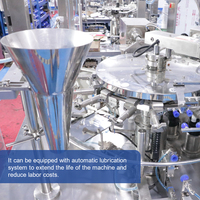 Machine d'emballage de sachets préformés Finalwe pour liquides et condiments avec alarme de défaut automatique et rappel de sortie de liquide