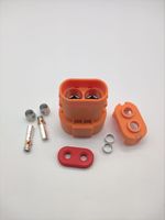 Connecteur de câble haute tension automobile 1000V HVSL 2POS 125A 150A Prise et fiche avec barre omnibus