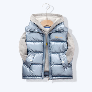 <span class=keywords><strong>Gilet</strong></span> bouffant léger pour garçon, manteau d'hiver résistant à l'eau, sans manches, <span class=keywords><strong>v</strong></span>êtements d'extérieur pour enfants - Product Image 5