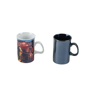 Tazza da caffè in porcellana da 310ml, classica tazza in ceramica con manico grande per tè Latte Cappuccino - Product Image 5