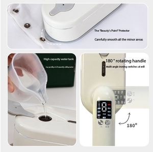 Nueva Plancha de Vapor Portátil Compacta con Pantalla Digital para el Hogar 180. Plancha de vapor con mango giratorio - Product Image 4