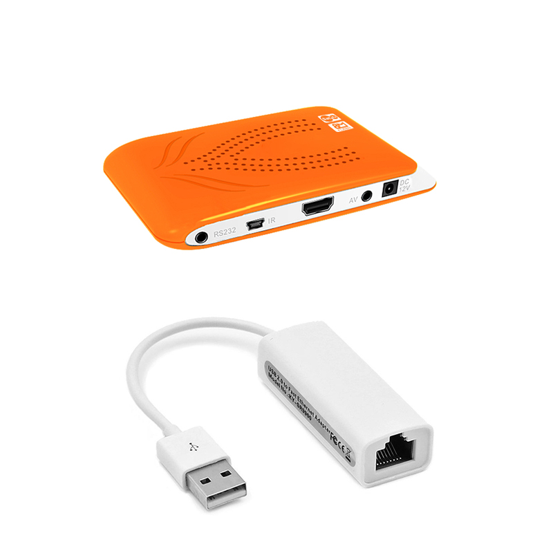 Dongle LAN STB+USB orange