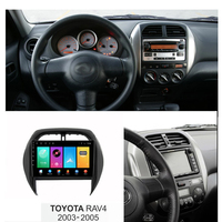 Autoradio Android 9 pouces 2 Din pour RAV4 2003-2005, système stéréo multimédia avec DSP, GPS, lecteur de voiture
