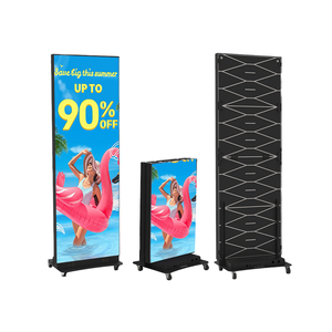 4K Vertical Indoor LED Advertising Poster P1.86 DCI-P3 95% Color Display 640x1920mm with HDR10 for Retail Campaigns and Exhibits - Product Image 1