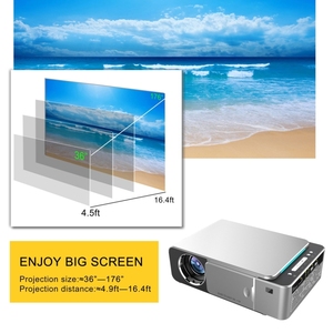 Hoge Kwaliteit <span class=keywords><strong>T6</strong></span> 3500Ansi Lumen 1080P <span class=keywords><strong>Lcd</strong></span> Mini Theater <span class=keywords><strong>Projector</strong></span>, Standaard Versie, Au Plug (Rood) - Product Image 5