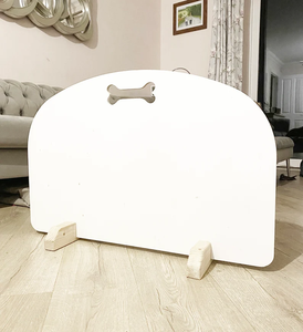 ODM ที่กั้นบันไดไม้ประตูสุนัขที่กั้นสุนัขที่ทันสมัยสำหรับแมวสามารถปรับแต่งได้ - Product Image 6