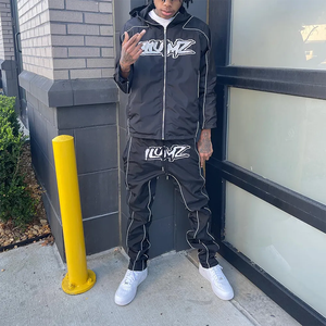 Y2K Sudadera con capucha Abrigos Streetwear Gótico Casual Estampado Patrón Moda Sudadera con capucha Hombres Sudadera Conjunto Hombres Ropa - Product Image 4